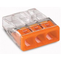 КВТ Миниатюрная клемма Wago 2273–203 без контактной пасты 60936 (цена за уп.) KVT