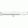 КВТ Стяжка кабельная КСС 4х150 желтая 49430 (цена за уп.) KVT