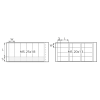 КВТ Стикеры маркировочные MS 25х18 (мин партия 10 шт.) 65771 KVT
