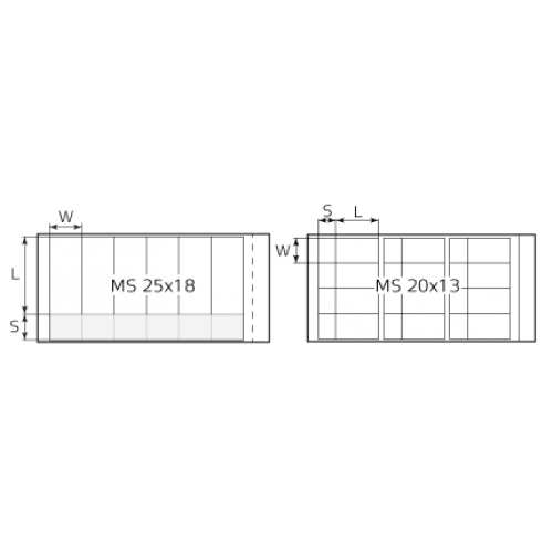 КВТ Стикеры маркировочные MS 25х18 (мин партия 10 шт.) 65771 KVT