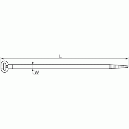 КВТ Стяжка крепежная КСЗ 4x200 58493 (цена за уп.) KVT