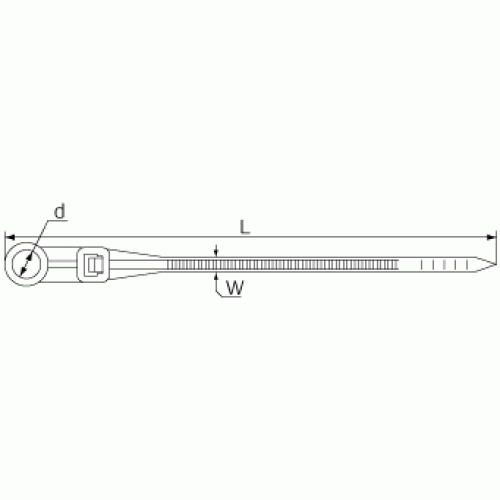 КВТ Стяжки нейлоновые КСО 7.6х380 61329 (цена за уп.) KVT