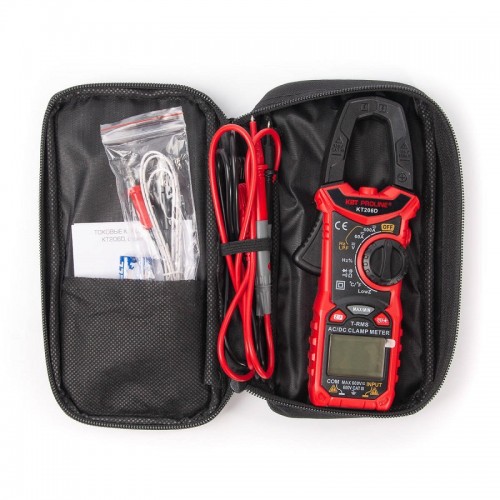 КВТ Токовые клещи цифровые KT 206D 