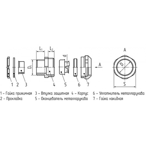 КВТ Муфта вводная ВМН-15 80619 KVT