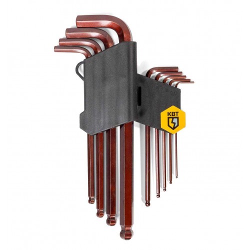 КВТ Набор шестигранных ключей с шаром КШ-9s 82177 KVT