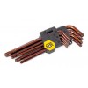 КВТ Набор ключей TORX КТ-9s (Т10-Т50) 82178 KVT