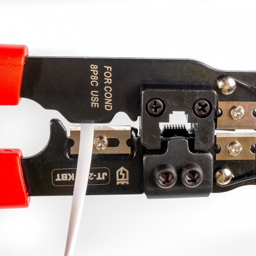 КВТ Кримпер многофункциональные со встроенным модулем для обжима RJ-45. JT-210 84824 KVT