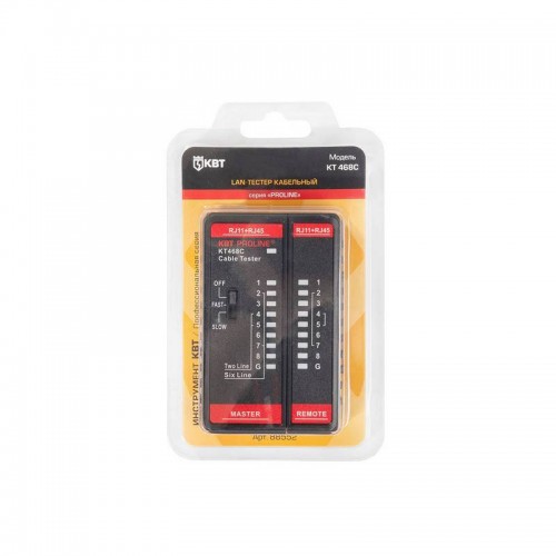 КВТ LAN-тестер кабельный KT 468С серия PROLINE 88552 KVT