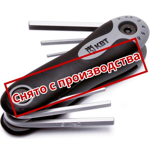 КВТ Набор торцевых ключей шестигранных 6 шт НТК-Ш-06 67665 KVT
